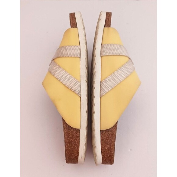Birkenstock Papillio Carrie Yellow Birko Flor Sport Strap Snap Buckle 40 US 9N - Picture 8 of 10